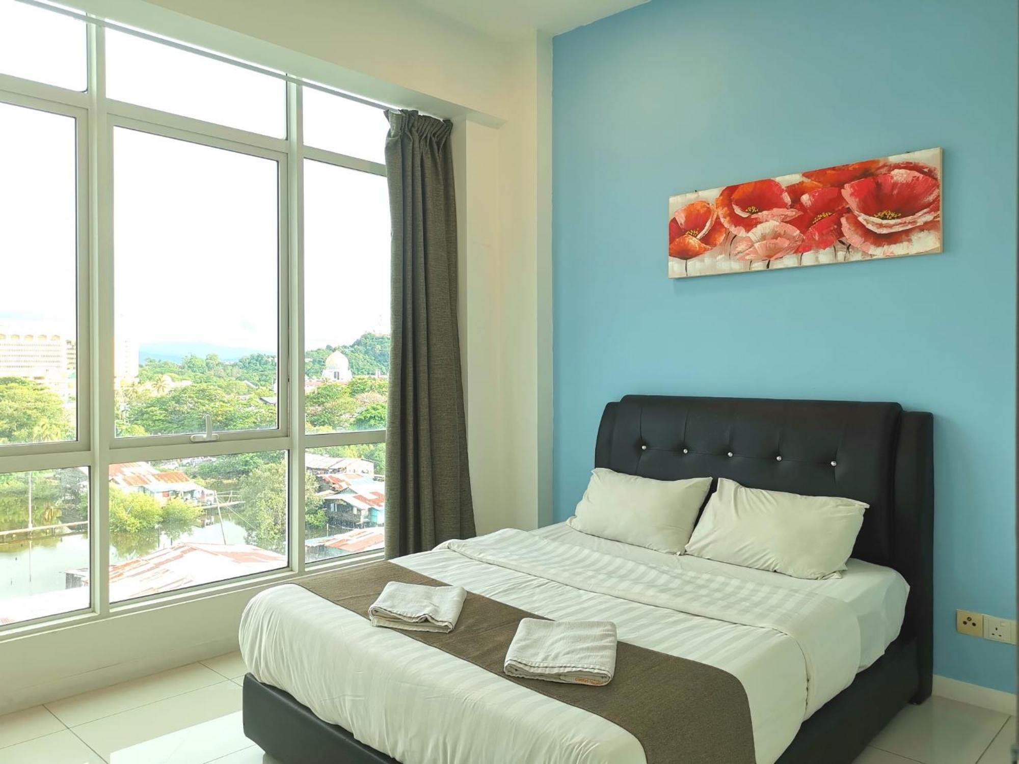 68sqm 2 bedroom, 1 private bathroom Apartament in Districtul Central de Afaceri Kota Kinabalu Cameră foto